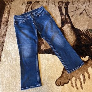 Suki Silver Jean Capris W29